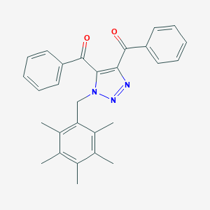molecular formula C28H27N3O2 B289527 [5-benzoyl-1-(2,3,4,5,6-pentamethylbenzyl)-1H-1,2,3-triazol-4-yl](phenyl)methanone 
