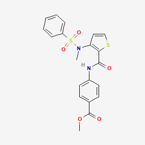 molecular formula C20H18N2O5S2 B2895283 6-(异丁酰氨基)-N-异丙基色满-3-甲酰胺 CAS No. 1115871-75-4