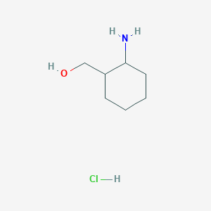 molecular formula C7H16ClNO B2895296 (2-Aminocyclohexyl)methanol hydrochloride CAS No. 89854-91-1