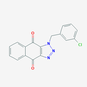 1-(3-chlorobenzyl)-1H-naphtho[2,3-d][1,2,3]triazole-4,9-dione