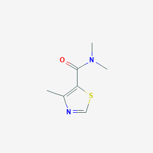molecular formula C7H10N2OS B2895325 N,N,4-trimethyl-1,3-thiazole-5-carboxamide CAS No. 860182-26-9