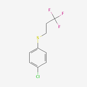 1-Chloro-4-(3,3,3-trifluoro-propylsulfanyl)-benzene