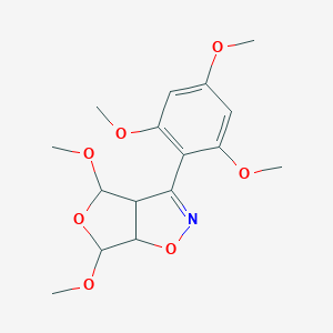 4,6-Dimethoxy-3-(2,4,6-trimethoxyphenyl)-3a,4,6,6a-tetrahydrofuro[3,4-d]isoxazole
