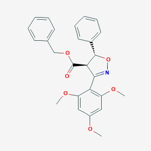molecular formula C26H25NO6 B289538 Benzyl 5-phenyl-3-(2,4,6-trimethoxyphenyl)-4,5-dihydro-4-isoxazolecarboxylate 