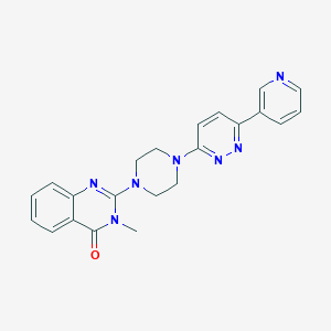 3-Methyl-2-[4-(6-pyridin-3-ylpyridazin-3-yl)piperazin-1-yl]quinazolin-4-one