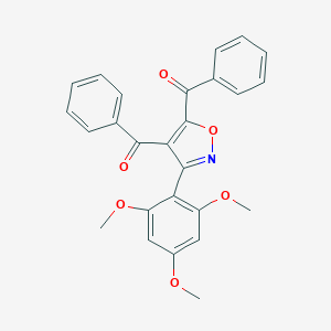 molecular formula C26H21NO6 B289540 [5-Benzoyl-3-(2,4,6-trimethoxyphenyl)isoxazol-4-yl](phenyl)methanone 