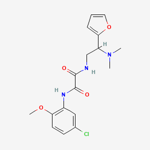 N1-(5-chloro-2-methoxyphenyl)-N2-(2-(dimethylamino)-2-(furan-2-yl)ethyl)oxalamide