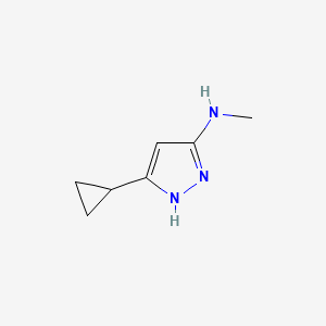 5-cyclopropyl-N-methyl-1H-pyrazol-3-amine