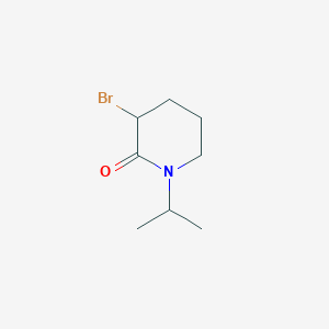 molecular formula C8H14BrNO B2895447 3-Bromo-1-(propan-2-yl)piperidin-2-one CAS No. 55210-88-3