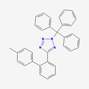 molecular formula C33H26N4 B2895449 1-(2-Trityltetrazol-5-yl)-2-(4-tolyl)benzene CAS No. 124750-53-4; 133909-97-4