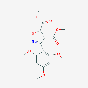molecular formula C16H17NO8 B289546 Dimethyl 3-(2,4,6-trimethoxyphenyl)isoxazole-4,5-dicarboxylate 