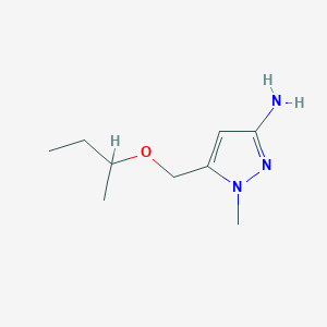 5-(sec-butoxymethyl)-1-methyl-1H-pyrazol-3-amine