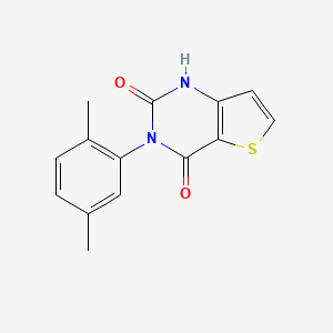 molecular formula C14H12N2O2S B2895466 3-(2,5-dimethylphenyl)thieno[3,2-d]pyrimidine-2,4(1H,3H)-dione CAS No. 1255782-84-3