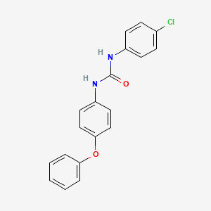 molecular formula C19H15ClN2O2 B2895470 1-(4-Chlorophenyl)-3-(4-phenoxyphenyl)urea CAS No. 167634-42-6