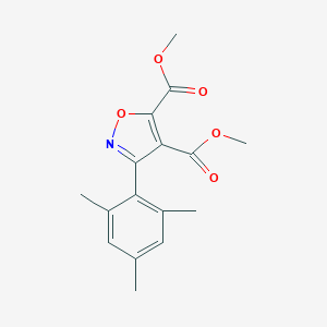 molecular formula C16H17NO5 B289548 Dimethyl 3-mesitylisoxazole-4,5-dicarboxylate 