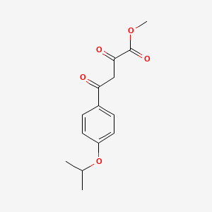 Methyl 2,4-dioxo-4-[4-(propan-2-yloxy)phenyl]butanoate