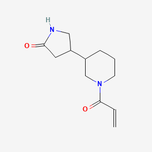 4-(1-Prop-2-enoylpiperidin-3-yl)pyrrolidin-2-one