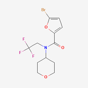 5-bromo-N-(tetrahydro-2H-pyran-4-yl)-N-(2,2,2-trifluoroethyl)furan-2-carboxamide