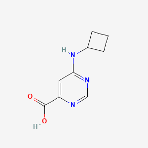 molecular formula C9H11N3O2 B2895555 6-(Cyclobutylamino)pyrimidine-4-carboxylic acid CAS No. 1439897-57-0