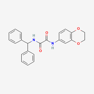 N1-benzhydryl-N2-(2,3-dihydrobenzo[b][1,4]dioxin-6-yl)oxalamide