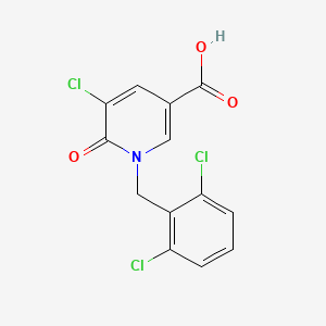 5-Chloro-1-(2,6-Dichlorobenzyl)-6-Oxo-1,6-Dihydro-3-Pyridinecarboxylic Acid