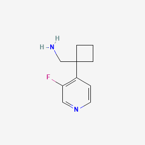 [1-(3-Fluoropyridin-4-yl)cyclobutyl]methanamine