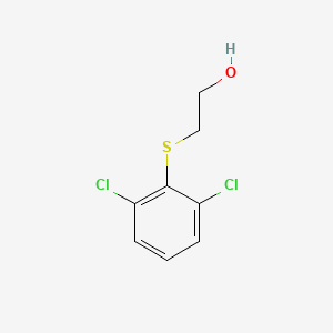 molecular formula C8H8Cl2OS B2895688 2,6-Dichlorophenylthioethanol CAS No. 688762-66-5