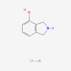 molecular formula C8H10ClNO B2895730 Isoindolin-4-ol hydrochloride CAS No. 118924-03-1; 72695-20-6