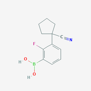 3-(1-Cyanocyclopentyl)-2-fluorophenylboronic acid