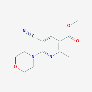 Methyl 5-cyano-2-methyl-6-morpholinonicotinate