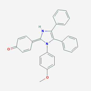 4-[3-(4-methoxyphenyl)-4,5-diphenyl-1H-imidazol-2-ylidene]cyclohexa-2,5-dien-1-one