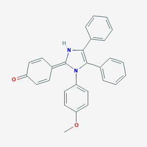 molecular formula C28H22N2O2 B289574 4-[3-(4-methoxyphenyl)-4,5-diphenyl-1H-imidazol-2-ylidene]cyclohexa-2,5-dien-1-one 