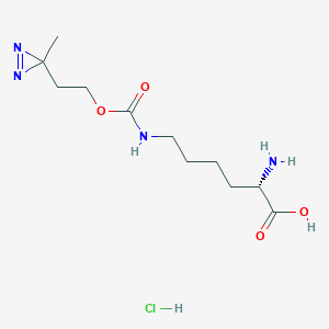 molecular formula C11H21ClN4O4 B2895774 H-L-Photo-lysine (hydrochloride) CAS No. 2421187-79-1