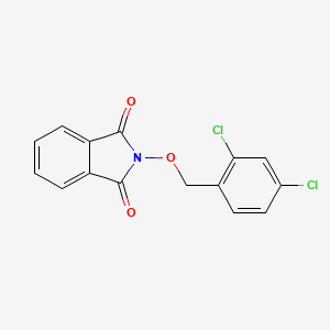 molecular formula C15H9Cl2NO3 B2895786 2-[(2,4-dichlorobenzyl)oxy]-1H-isoindole-1,3(2H)-dione CAS No. 339106-00-2