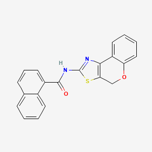 N-(4H-chromeno[4,3-d]thiazol-2-yl)-1-naphthamide