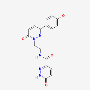 N-(2-(3-(4-methoxyphenyl)-6-oxopyridazin-1(6H)-yl)ethyl)-6-oxo-1,6-dihydropyridazine-3-carboxamide