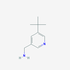 (5-(tert-Butyl)pyridin-3-yl)methanamine