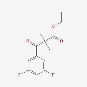 Ethyl 3-(3,5-difluorophenyl)-2,2-dimethyl-3-oxopropanoate