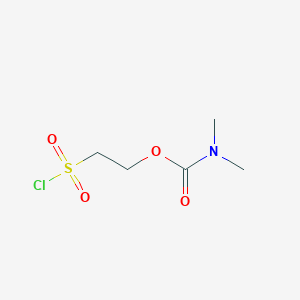 molecular formula C5H10ClNO4S B2895845 2-chlorosulfonylethyl N,N-dimethylcarbamate CAS No. 1314911-07-3