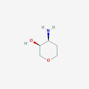 molecular formula C5H11NO2 B2895853 (3S,4S)-4-Aminotetrahydro-2H-pyran-3-ol CAS No. 1390652-01-3