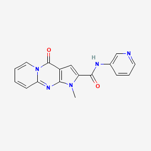 1-methyl-4-oxo-N-(pyridin-3-yl)-1,4-dihydropyrido[1,2-a]pyrrolo[2,3-d]pyrimidine-2-carboxamide