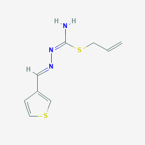 allyl N'-(3-thienylmethylene)hydrazonothiocarbamate