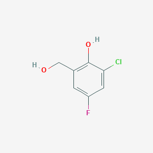 2-Chloro-4-fluoro-6-(hydroxymethyl)phenol