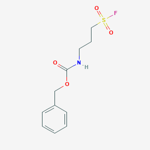 molecular formula C11H14FNO4S B2895927 benzyl N-[3-(fluorosulfonyl)propyl]carbamate CAS No. 2172098-97-2