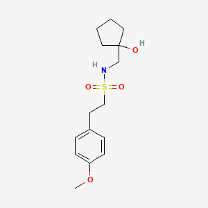 N-((1-hydroxycyclopentyl)methyl)-2-(4-methoxyphenyl)ethanesulfonamide