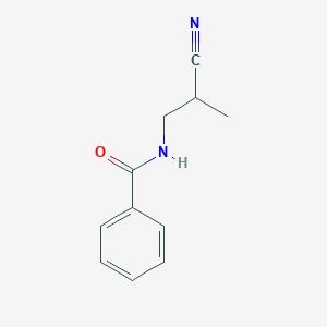 molecular formula C11H12N2O B2895971 N-(2-氰基-2-甲基乙基)苯甲酰胺 CAS No. 70964-88-4