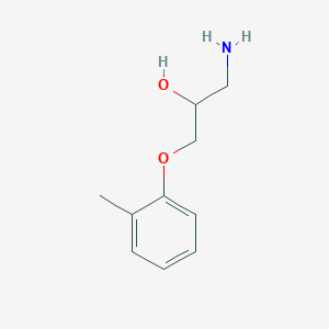 molecular formula C10H15NO2 B2896021 1-氨基-3-(2-甲基苯氧基)丙烷-2-醇 CAS No. 35948-73-3