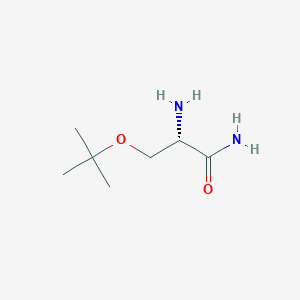 molecular formula C7H16N2O2 B2896057 (R)-3-Tert-butoxy-2-aminopropanamide CAS No. 323587-47-9