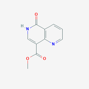 molecular formula C10H8N2O3 B2896060 Methyl 5-oxo-6H-1,6-naphthyridine-8-carboxylate CAS No. 2460750-69-8