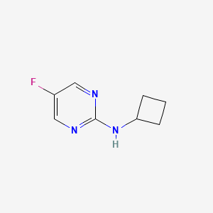 molecular formula C8H10FN3 B2896071 N-环丁基-5-氟嘧啶-2-胺 CAS No. 1565730-62-2